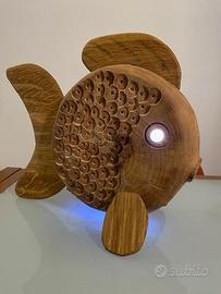 pesce scultura -unico pezzo
