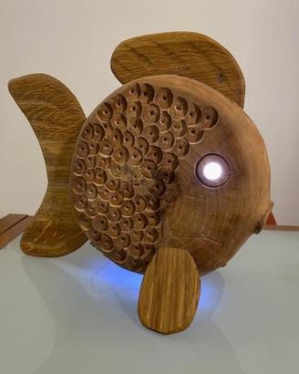 pesce scultura -unico pezzo