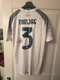 Maglietta Kim Min Jae, firmata, Napoli Champion,