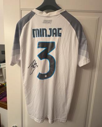 Maglietta Kim Min Jae, firmata, Napoli Champion,