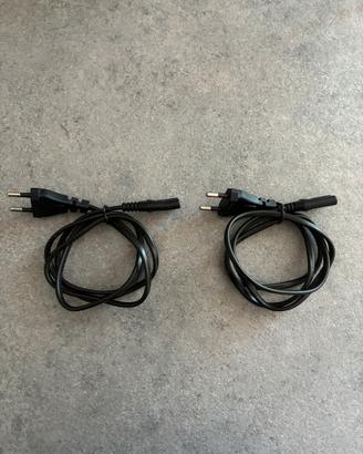 2 x Cavo di alimentazione 220V C7