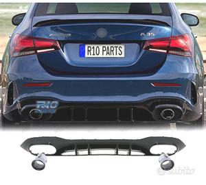 DIFFUSORE MERCEDES CLASSE A V177 SEDAN 18- LOOK A3
