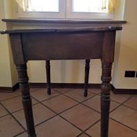 antico tavolino restaurato 