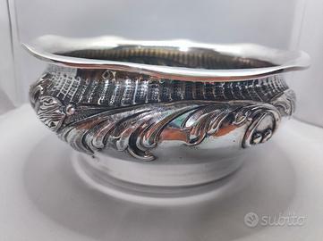 Ciotola Centrotavola Argento 800 massiccio