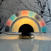 Lampada da tavolo in vetro di vetro di Murano