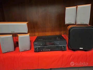 Impianto Home Theatre 5.1 Pioneer, Infinity e Hal.