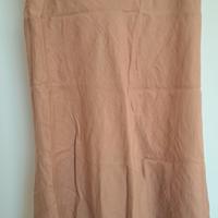 Gonna beige/marrone chiaro 