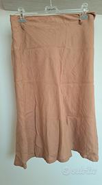 Gonna beige/marrone chiaro 