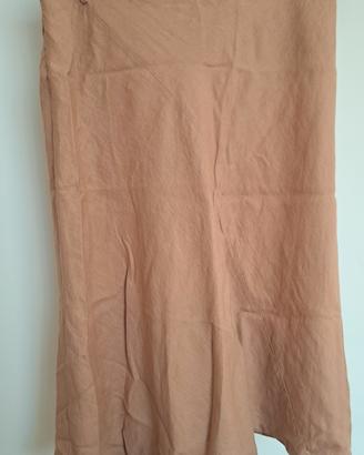 Gonna beige/marrone chiaro 