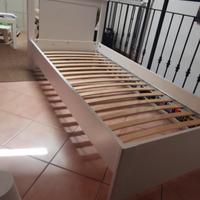 letto SONGESAND Ikea singolo con rete doghe LURÖY 