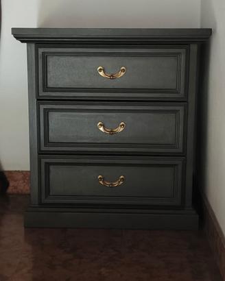 Comodini Vintage Restyling- Antracite & Oro Brunit