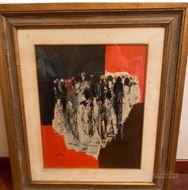 orig olio su tela firmato e datato TACCARDI73