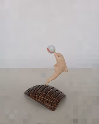 delfino in legno 