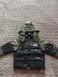 Giubbotto armani junior verde e blu opaco
