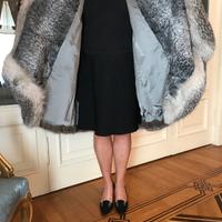 Superba pelliccia a mantello vero pelo di PERSIANO