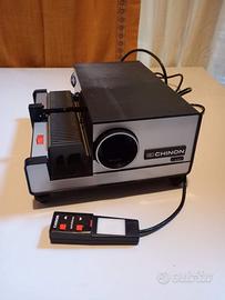 CHINON 420 Proiettore Diapositive Vintage + Teleco