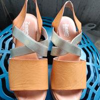 sandalo in vera pelle 