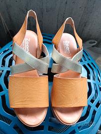 sandalo in vera pelle 