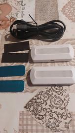 2 luci led per cassetti ricaricabile 