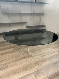 Tavolo KARTELL SIR GIO originale - Vetro Fumé