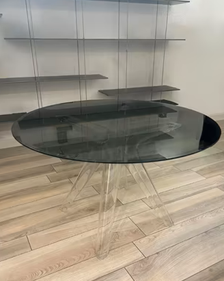 Tavolo KARTELL SIR GIO originale - Vetro Fumé