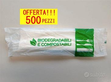 BIS POSATE BIO (COLTELLO + FORCHETTA) MONOUSO