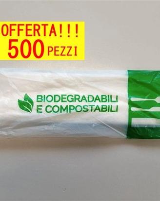 BIS POSATE BIO (COLTELLO + FORCHETTA) MONOUSO