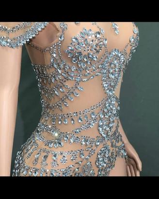 Body Mew Mews con strass