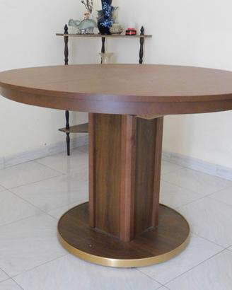 Tavolo da pranzo rotondo in legno
