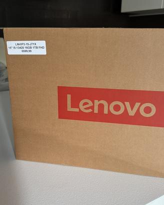 Lenovo Ideapad 15" 1 Tera solo acceso e riformatta