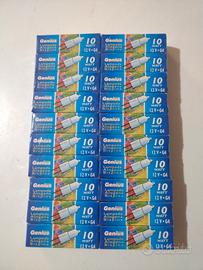 Lotto 20 Lampadine Alogene G4 10W 12V 