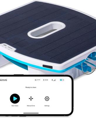 Robot pulisci superficie piscina dolphin skimmi