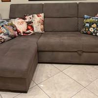 Divano angolare letto e contenitore 