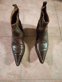 Stivaletti PITONATI nuovi come da negozio