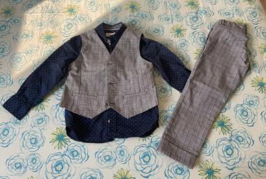 Completo cerimonia Sarabanda + camicia H&M 7 anni