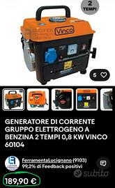 Generatore di corrente - gruppo elettrogeno