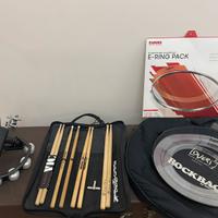 Batteria Tamburo T5 con piatti e accessori