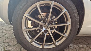 cerchi in lega da 17,giulia montati su giulietta