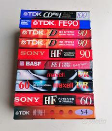 10 Cassette Misto 1 (BASF, MAXELL, SONY, TDK)