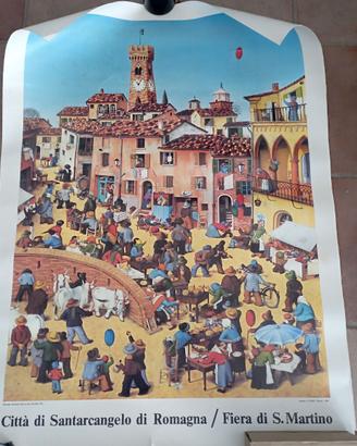 Fiera di San Martino. Santarcangelo di R. Poster