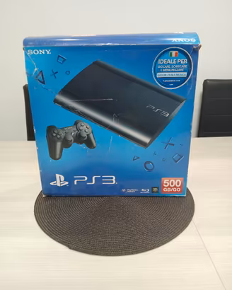 PS3 Super Slim 500GB con Scatola +2 Controller