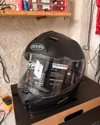 Casco HYP HP5.62 taglia L + visiera viola