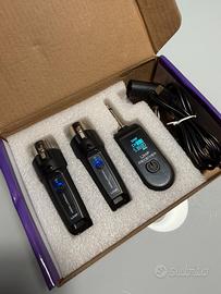 N. 2 trasmettittori microfonici con ricevitore UHF