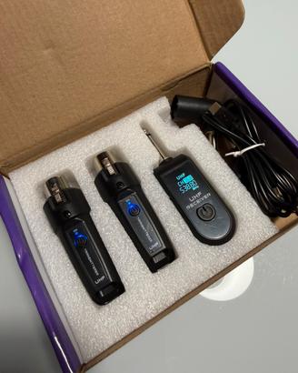 N. 2 trasmettittori microfonici con ricevitore UHF