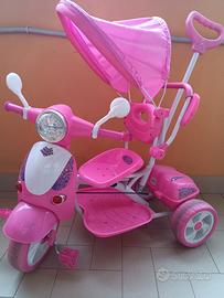 triciclo convertibile bambina 
