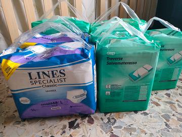 Pannoloni a mutanda e traverse nuove 