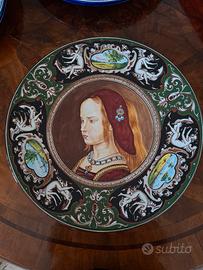 Piatto da parete ceramica Faenza
