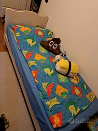 letto singolo con materasso
