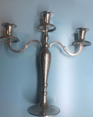 Candelabro argento vintage SHEFFIELD ROYAL ASCOTT