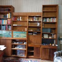 LIBRERIA IN NOCE VINTAGE